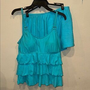 NWT Island Escape Tankini set skirt plus size 16W